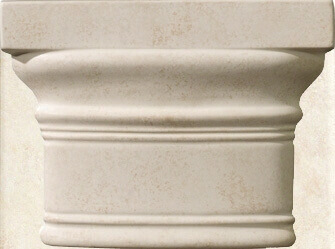Gardenia Orchidea Canova Bianco Term. Colonna 25,5x33,5 см Декор