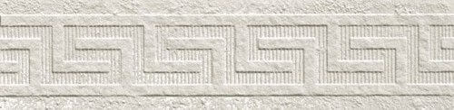 Versace Palace Living Gold Greca White 9,8x39,4 см Бордюр