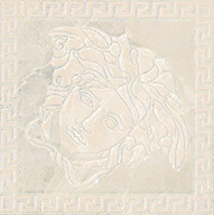 Versace Marble Toz.Medusa Bianco Lev 14,4x14,4 см  Вставка