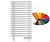 Arbiola Gorizont Compact VZ 600-63-17 секции цветной горизонтальный радиатор c нижним подключением с ножками