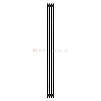 Arbiola Compact H 2500-63-04 секции черный вертикальный радиатор c боковым подключением