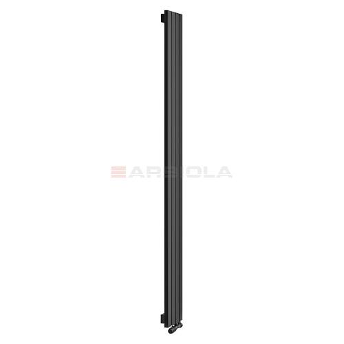 Arbiola Liner V 2000-36-15 секции черный вертикальный радиатор c нижним подключением