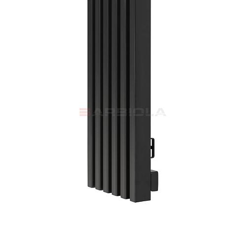 Arbiola Compact H 750-63-24 секции черный вертикальный радиатор c боковым подключением