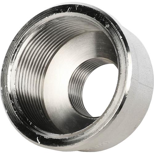STOUT Муфта переходная внутренняя резьба никелированная 1"1/2X1/2"
