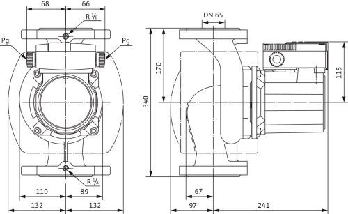 Wilo TOP-S 65/10 EM PN6/10 Циркуляционный насос фланцевый