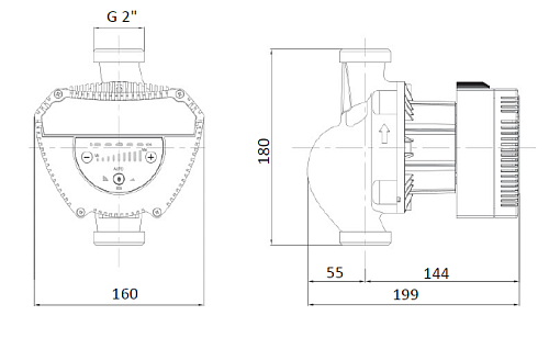 SHINHOO MEGA 32-12 1x230V Циркуляционный энергоэффективный насос