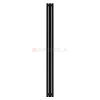 Arbiola Mono H 2500-60-03 секции черный вертикальный радиатор c боковым подключением