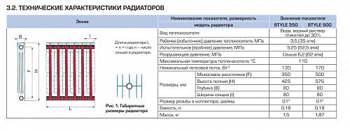 Stout Style 350 - 02 секции секционный биметаллический радиатор