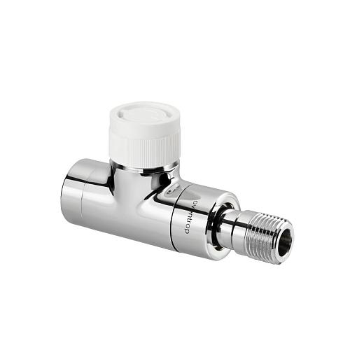 Oventrop E 1/2" Термовентиль прямой хром 