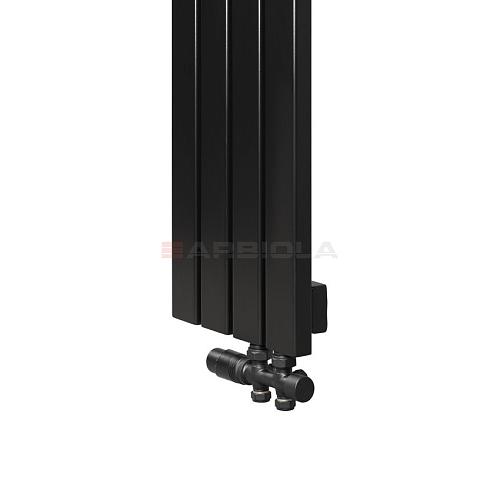 Arbiola Liner V 1200-36-05 секции черный вертикальный радиатор c нижним подключением