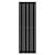 Arbiola Mono H 2000-60-11 секции черный вертикальный радиатор c боковым подключением