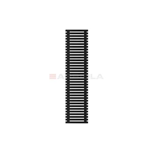 Arbiola Gorizont Ritmo H 600-40-35 секций чёрный горизонтальный  радиатор c боковым подключением