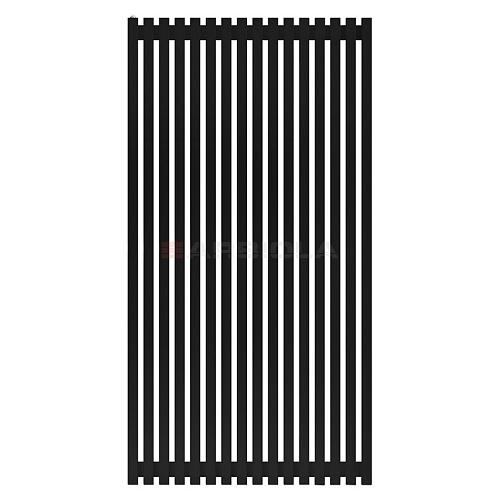  Arbiola Ritmo H 1750-40-16 секции черный вертикальный радиатор c боковым подключением