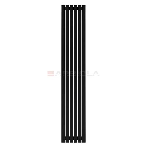 Arbiola Mono H 2200-60-06 секции черный вертикальный радиатор c боковым подключением