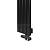 Arbiola Liner V 1000-36-16 секции черный вертикальный радиатор c нижним подключением