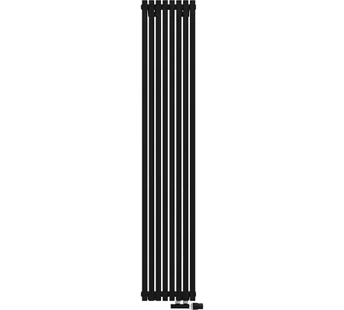 КЗТО QUADRUM 30 V 1-1750-8 R RALTP26X-M215249005 Радиатор (структурный шелк черный) с нижним подключением