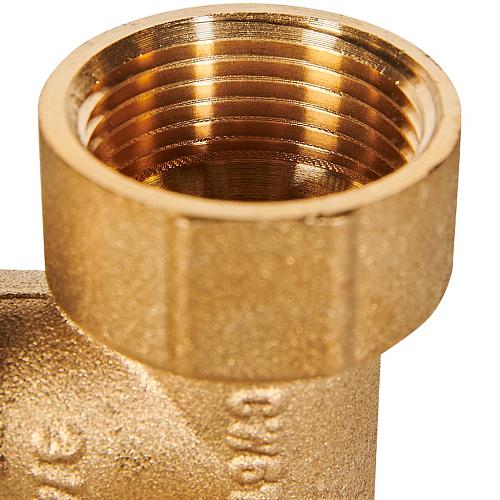 ROMMER Уголок настенный с креплениями 25xG3/4 для трубы из сшитого полиэтилена осевой