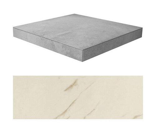 Versace Marble Ang.Grad.Bianco Lap 32,5x32,5 см Угловая Ступень