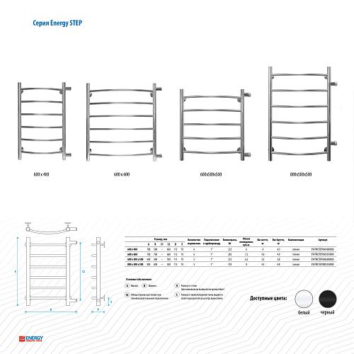 Energy Step 600х500х500 Водяной полотенцесушитель