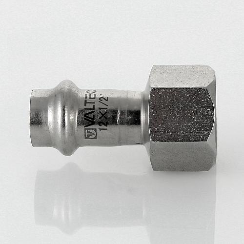 VALTEC 18 мм х 3/4" Пресс-фитинг из нержавеющей стали с внутренней резьбой
