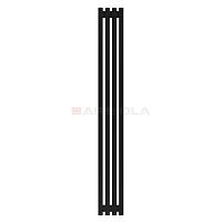  Arbiola Ritmo H 1800-40-04 секции черный вертикальный радиатор c боковым подключением