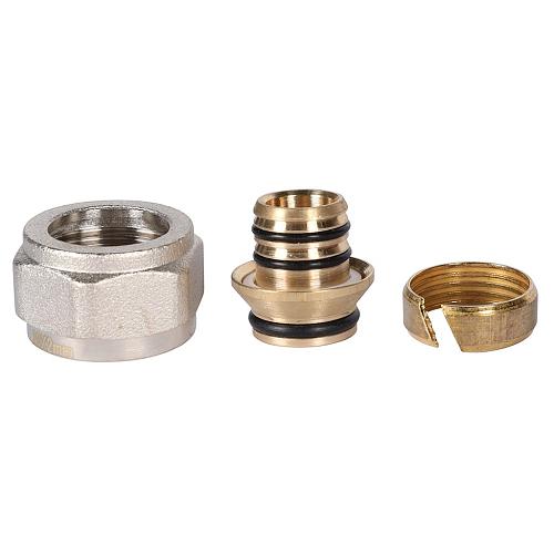 ROMMER Фитинг компрессионный евроконус для труб PEX-AL-PEXb 20х2,0х3/4