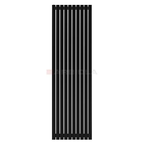 Arbiola Mono H 2200-60-10 секции черный вертикальный радиатор c боковым подключением