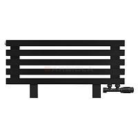 Arbiola Gorizont Ritmo VZ 750-40-05 секций чёрный горизонтальный  радиатор c нижним подключением (на ножках)