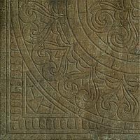 Tagina Apogeo 14 Angolo Rosone Rilievo Colorato Marrone 35×35 см Декор