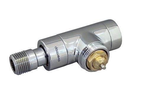Oventrop E 1/2" Термовентиль прямой хром 