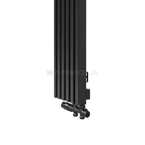 Arbiola Compact V 1200-63-04 секции черный вертикальный радиатор c нижним подключением