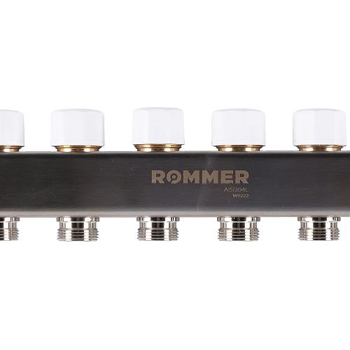 ROMMER Коллектор из нержавеющей стали с расходомерами 10 вых.