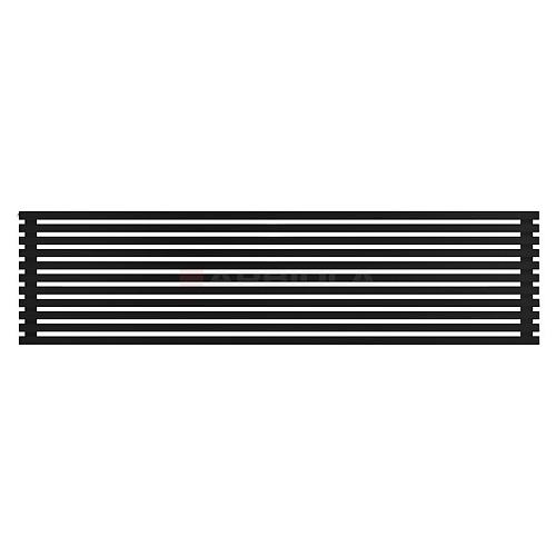 Arbiola Gorizont Ritmo H 2500-40-11 секций чёрный горизонтальный  радиатор c боковым подключением