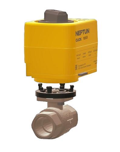 Neptun Profi Click 12В 1/2 Кран шаровой с электроприводом
