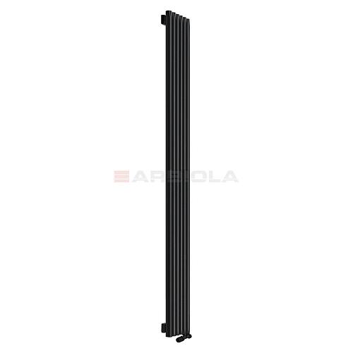 Arbiola Iris 42 V 2200-42-02 секции черный вертикальный радиатор c нижним подключением