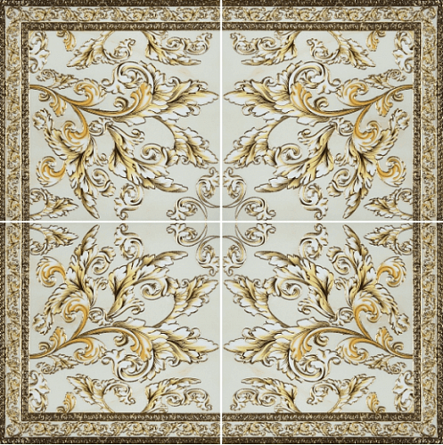 Infinity Ceramic Tiles Mola di Bari Roseton Jade 120x120 Декор