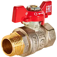 ROMMER Краны шаровые ВР/НР, ручка бабочка