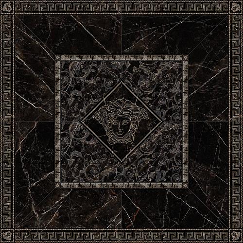 Versace Emote Rosone Nero Amasanta 156x156 см Декор