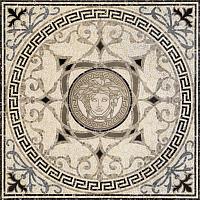 Versace Exclusive Rosone mos.white-blac 118x118 см Мозаика