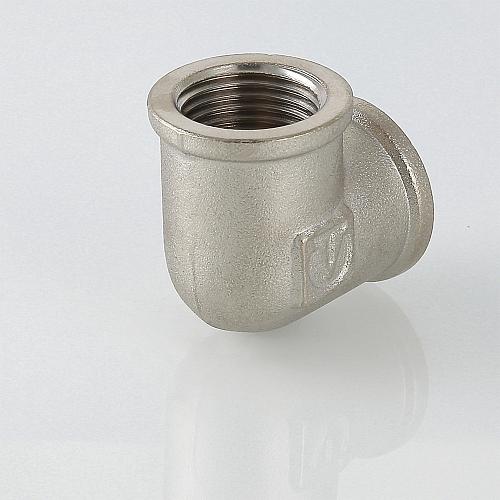 Valtec 3/4" Угольник угловой латунный никелированный