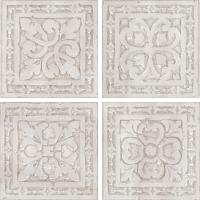 Absolut Ceramica Papiro Taco Gotico White 8x8 см Вставка