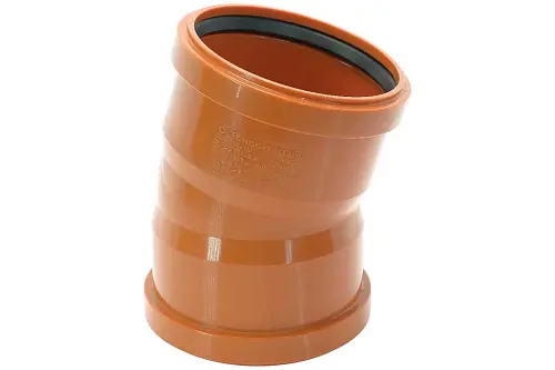 Ostendorf KGBD 2M Отвод двухраструбный 110x15° для наружной канализации
