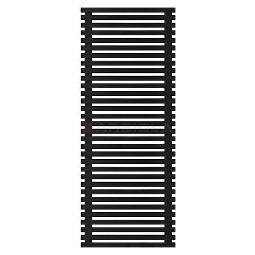 Arbiola Gorizont Ritmo H 750-40-32 секции чёрный горизонтальный  радиатор c боковым подключением