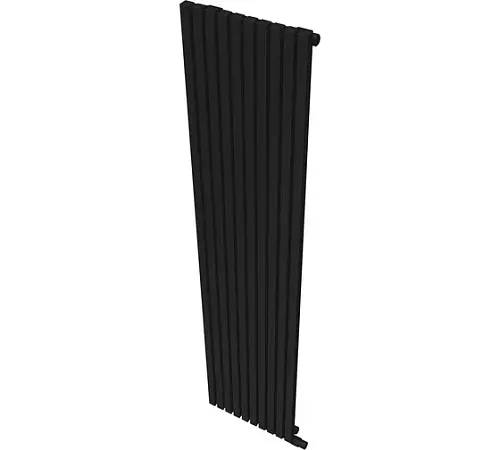 КЗТО QUADRUM 30 V 1- 1750-10 R RAL1T103S9005 Радиатор (черный матовый муар) с нижним подключением