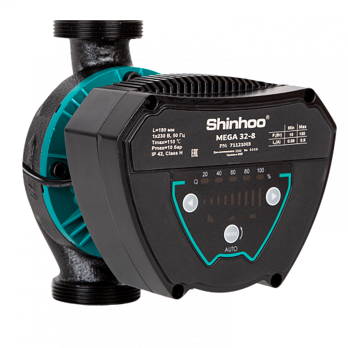 SHINHOO MEGA 32-8 1x230V Циркуляционный энергоэффективный насос