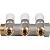 SMB 6851 011203 Stout Коллектор распределительный 1", 3 отвода 1/2" (плоское уплотнение)
