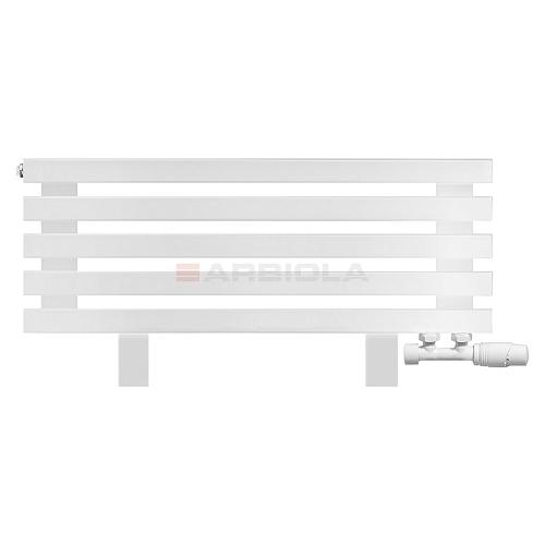 Arbiola Gorizont Ritmo VZ 750-40-05 секций белый горизонтальный  радиатор c нижним подключением (на ножках)