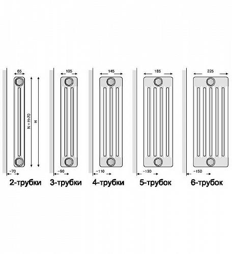 Arbonia 3050 12 секций стальной трубчатый радиатор