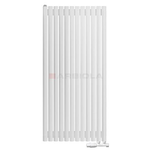 Arbiola Iris 42 V 1250-42-12 секции белый вертикальный радиатор c нижним подключением