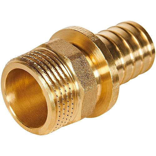 ROMMER Переходник с наружной резьбой 32xG1 для трубы из сшитого полиэтилена осевой